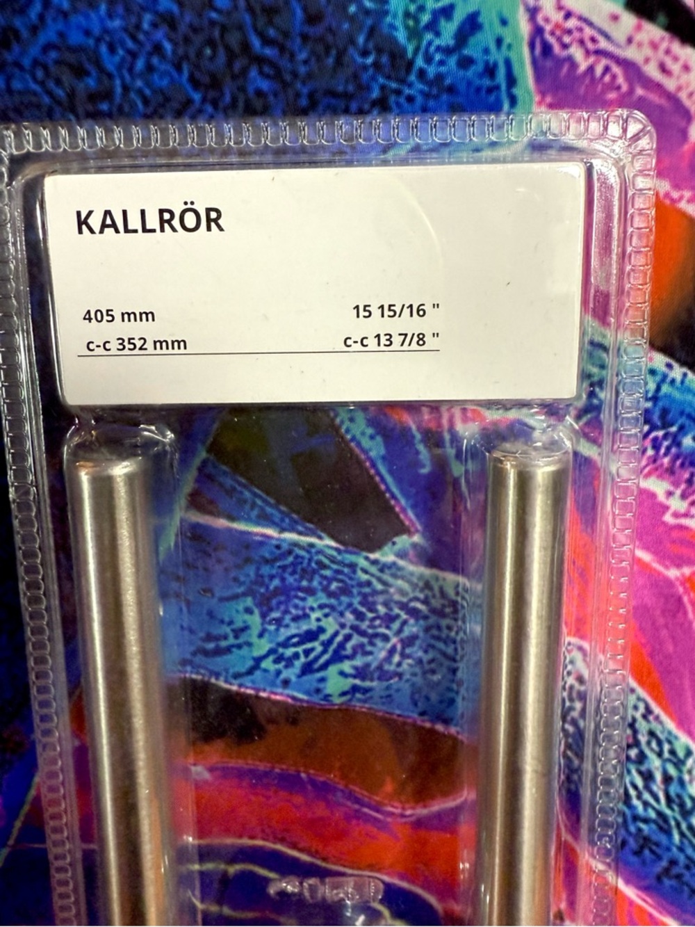 IKEA KALLRÖR
Handle, stainless steel, 15 15/16 "